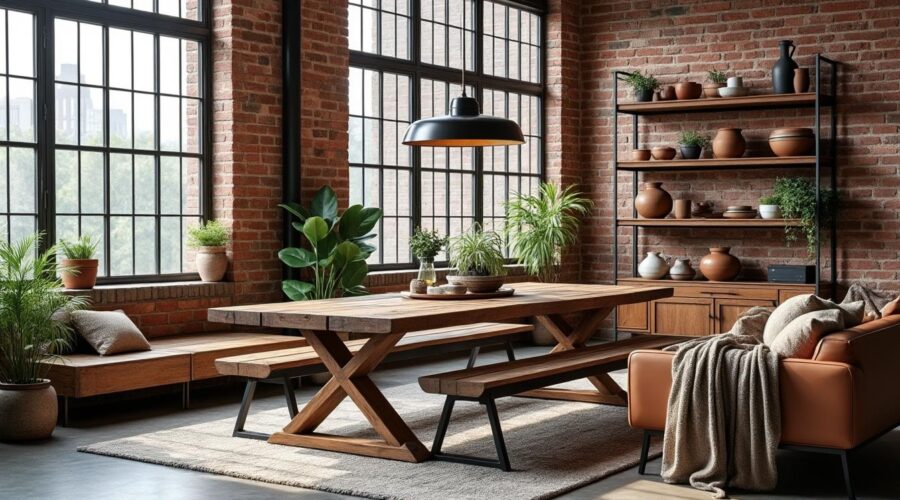 découvrez comment intégrer une touche rustique à votre déco loft urbaine pour un intérieur chaleureux et authentique alliant modernité et charme campagnard.