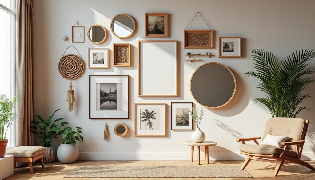 découvrez des idées originales de décoration murale pour sublimer vos murs avec des cadres, miroirs et objets uniques, et apportez une touche d'élégance à votre intérieur.