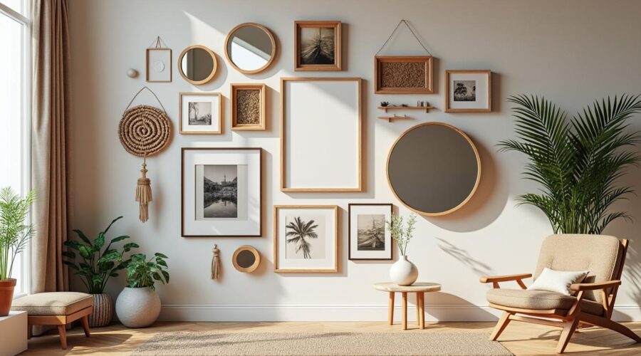 découvrez des idées originales de décoration murale pour sublimer vos murs avec des cadres, miroirs et objets uniques, et apportez une touche d'élégance à votre intérieur.