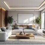 apportez une touche de nature à votre intérieur en décorant vos murs avec des motifs de feuilles et végétaux, pour un style tendance et apaisant.