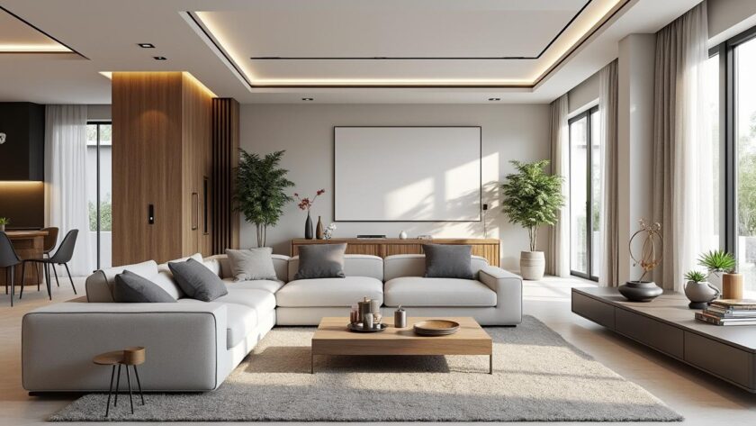 apportez une touche de nature à votre intérieur en décorant vos murs avec des motifs de feuilles et végétaux, pour un style tendance et apaisant.