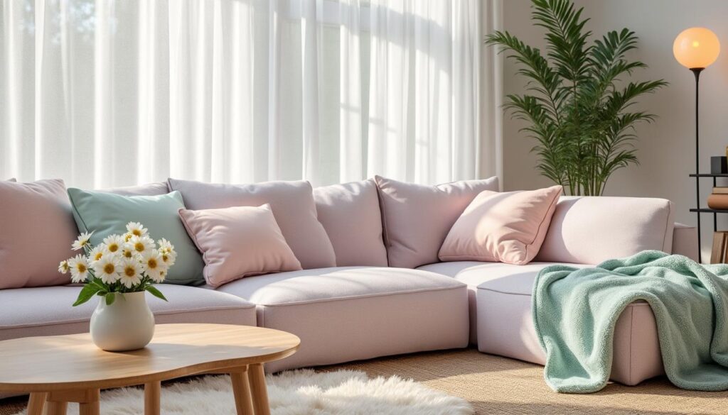 découvrez comment utiliser les couleurs pastel pour créer une ambiance relaxante et douce chez vous, idéale pour un intérieur apaisant et chaleureux.