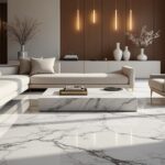 découvrez comment sublimer votre intérieur avec l'élégance minérale du marbre et des touches dorées luxueuses, pour un décor raffiné et sophistiqué.