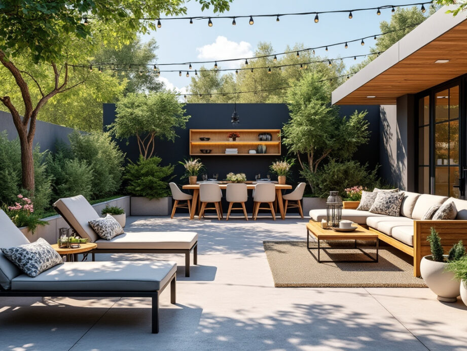 découvrez des idées inspirantes pour aménager votre espace extérieur avec un design de mobilier de jardin et de patio alliant confort et esthétique.