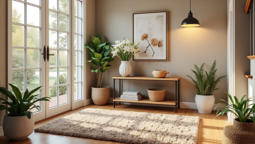découvrez nos conseils pratiques pour créer une entrée accueillante en choisissant le tapis, l'éclairage et les accessoires adaptés à votre intérieur.