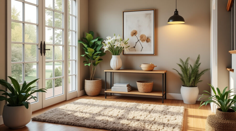découvrez nos conseils pratiques pour créer une entrée accueillante en choisissant le tapis, l'éclairage et les accessoires adaptés à votre intérieur.