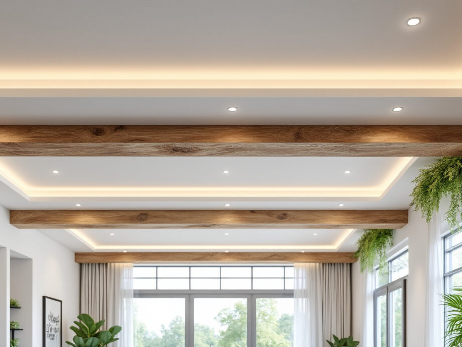 découvrez nos astuces pour décorer harmonieusement un plafond en plâtre ou avec poutres apparentes, et créez une ambiance élégante sans fausse note.